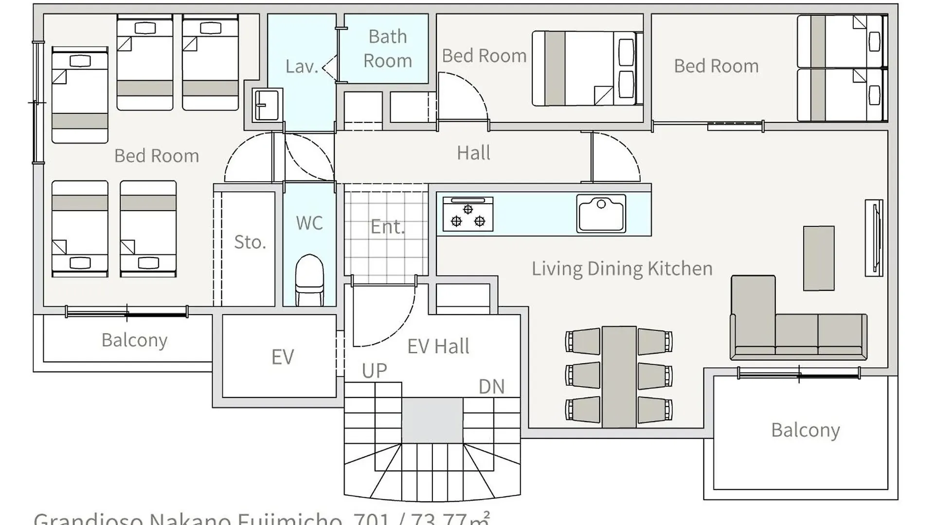 Apartment Green House Nakano Fujimicho - Vacation Stay 65278V Tokyo